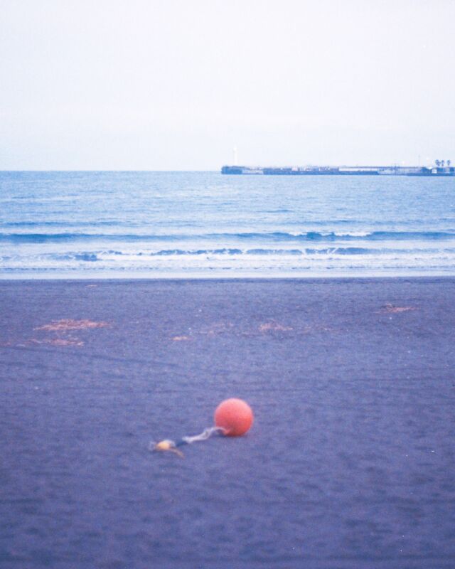 日没直後の東浜は確実に夜へ向かう#sanp #sunset #kamakura #film #planer